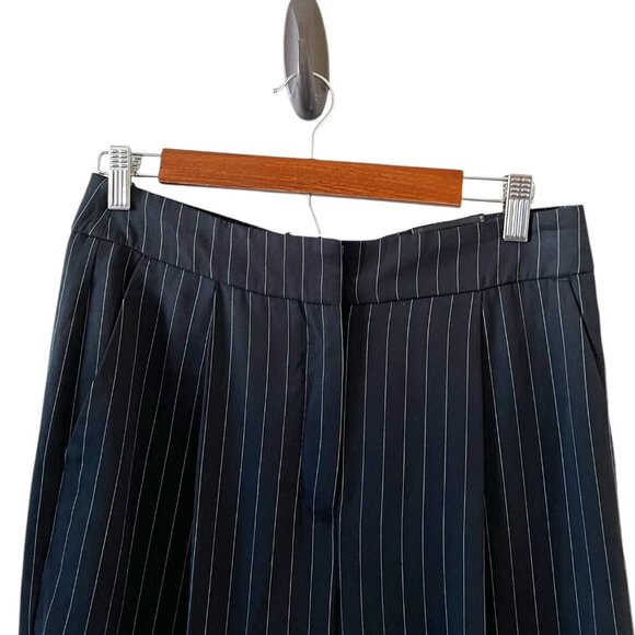 Express NEW Stylist Super High-Rise Pinstripe Ankle Pants Size 8 - Picture 3 of 15